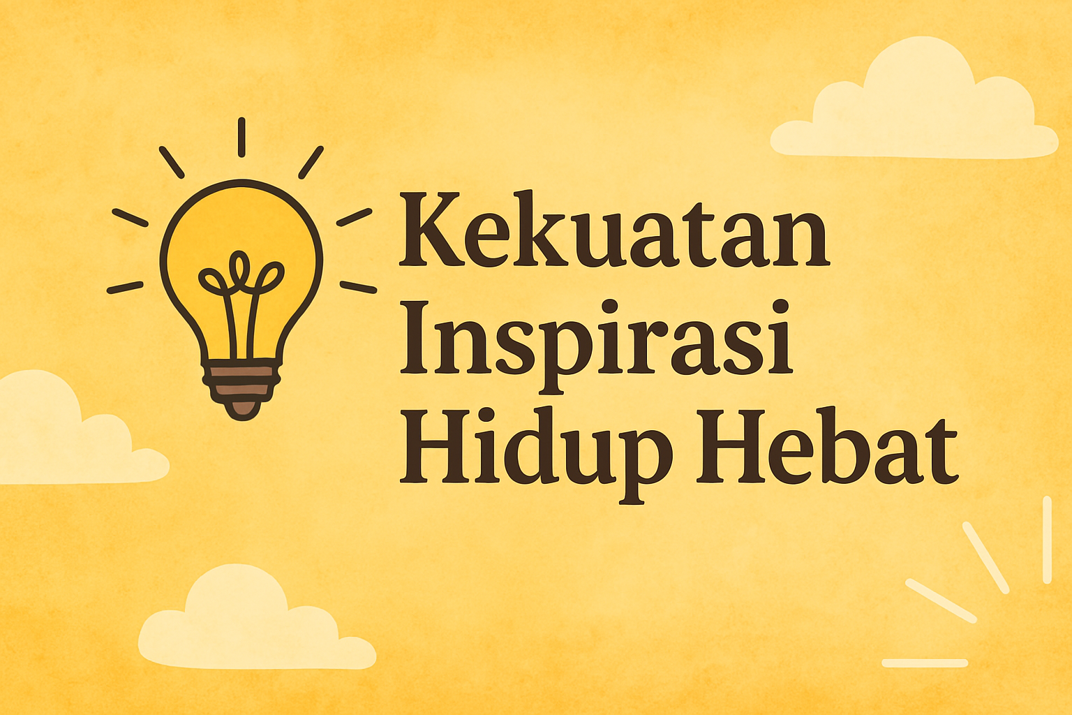 Kekuatan Inspirasi Hidup Hebat