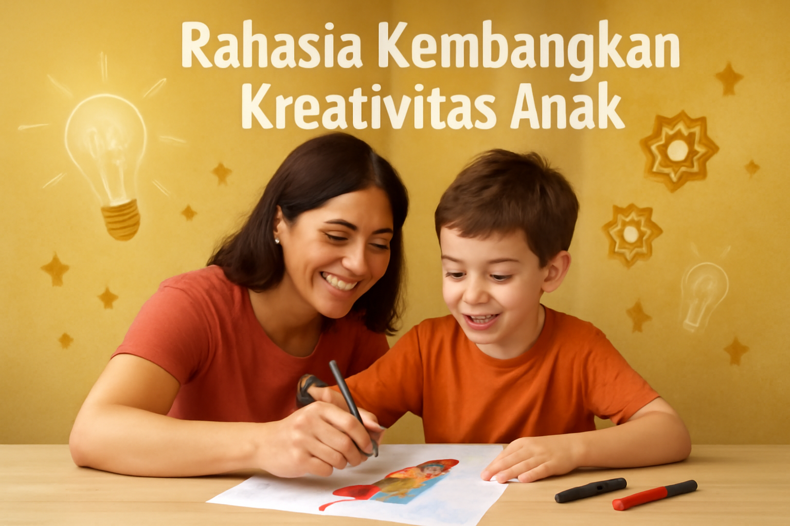 Rahasia Kembangkan Kreativitas Anak