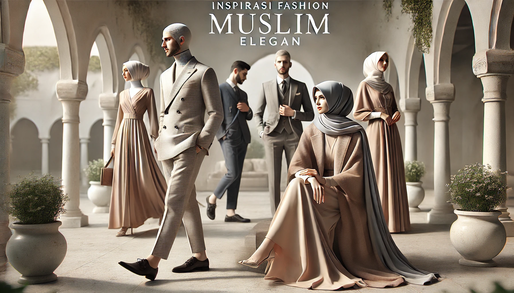 Inspirasi Fashion Muslim Elegan