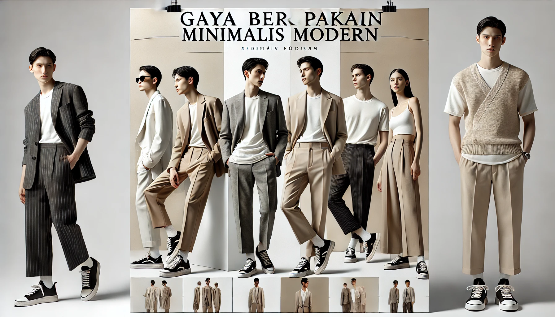 Gaya Berpakaian Minimalis Modern
