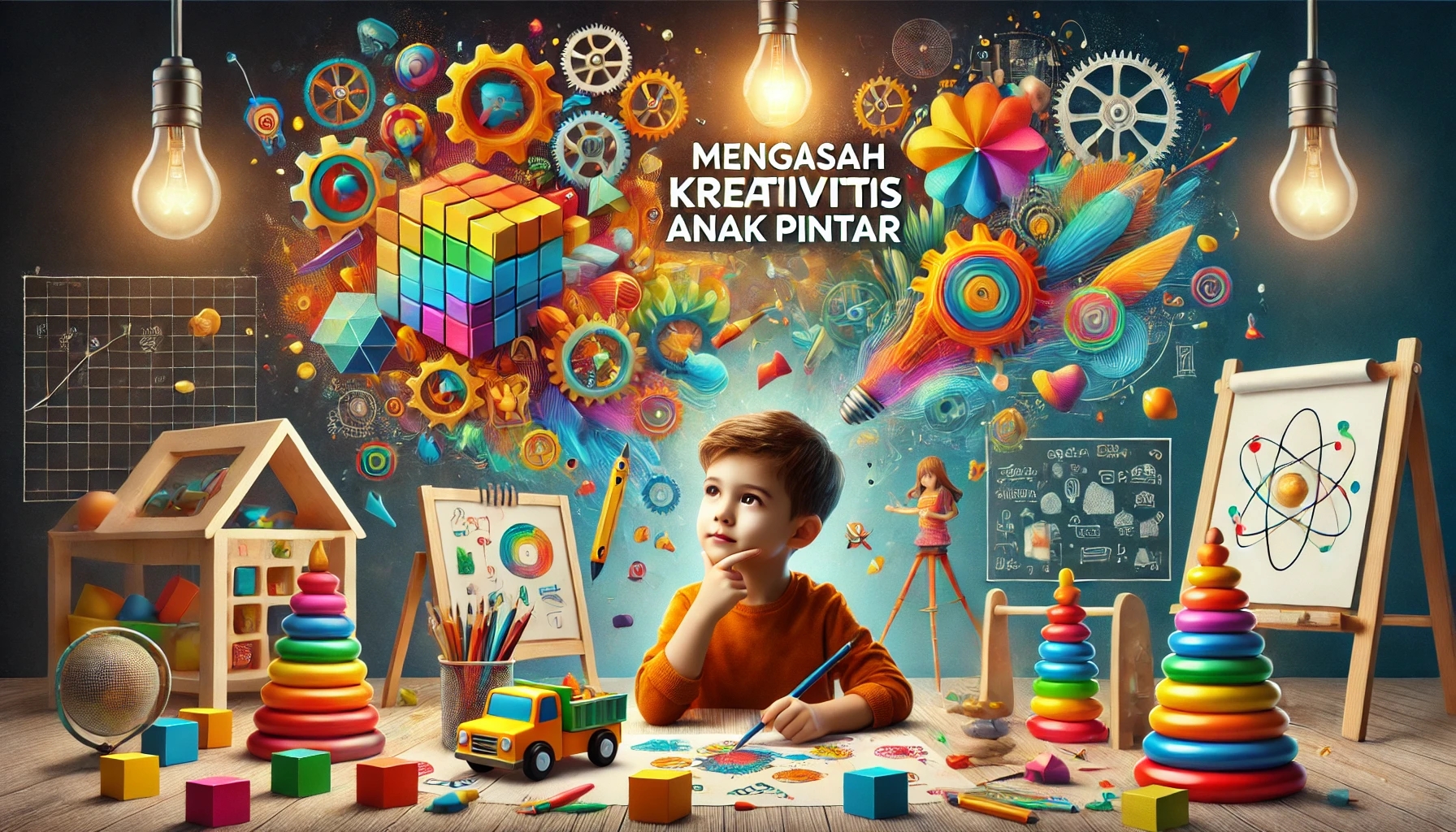 Mengasah Kreativitas Anak Pintar