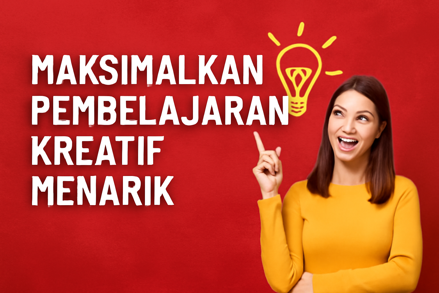 Maksimalkan Pembelajaran Kreatif Menarik