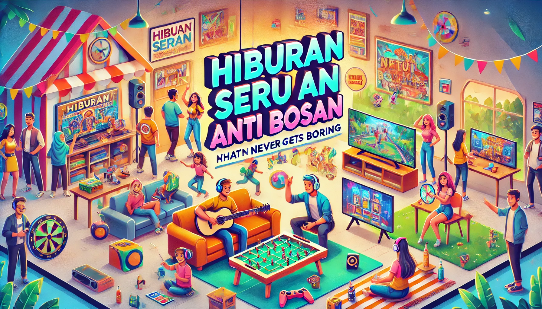 Hiburan Seru Anti Bosan